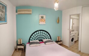 2 bedrooms, iron/ironing board, bed sheets, wheelchair access - House in private residence, with pool in Malendure - Bouillante (mahaut)