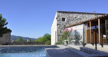 Architect's gite in 18th Century Mas, at the heart of the Southerner Ardeche
