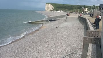 Vlak bij het strand