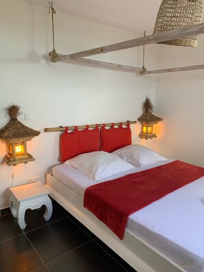 1 soverom, strykejern/-brett, wi-fi (inkludert) og sengetøy