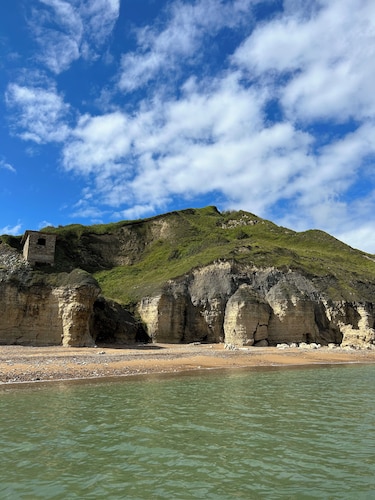 House facing Omaha Beach