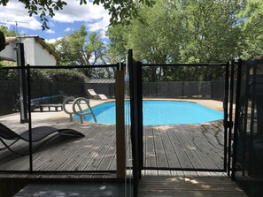 屋外プール、温水プール