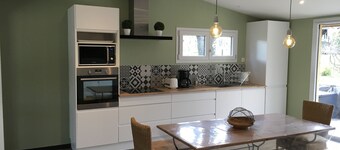 Villa 9 personas con piscina privada segura