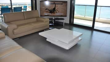 Smart TV, DVD player, stereo