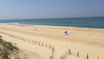 Vlak bij het strand