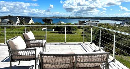 Maison contemporaine de 160 m2, 8 Ă 9 personnes, vue imprenable sur la mer