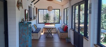 Authentic wooden villa 200 m2 - 4 bedrooms, terrace, swimming pool, LA VILLA JO