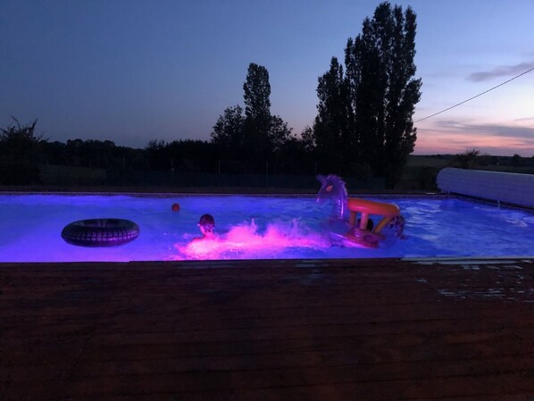 Una piscina climatizada