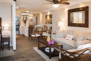 Smart TV, DVD player, books