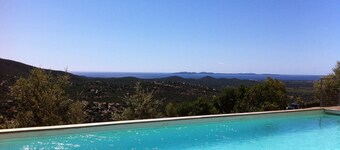 Villa di lusso grande architetto 300m2, 5 *, vista mare / golf, piscina riscaldata, hammam
