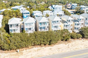 Exterior - Steps to Beach! 3 Balconies! Gulf Views! 6 Bikes! Beach Gear! ~ Sunset Watch 30A (Seacrest Beach)