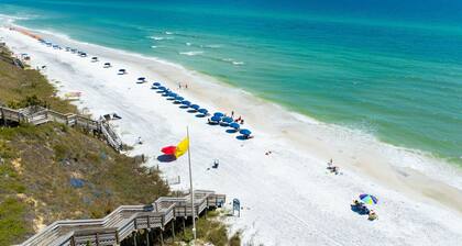Steps to Beach! 3 Balconies! Gulf Views! 6 Bikes! Beach Gear! ~ Sunset Watch 30A