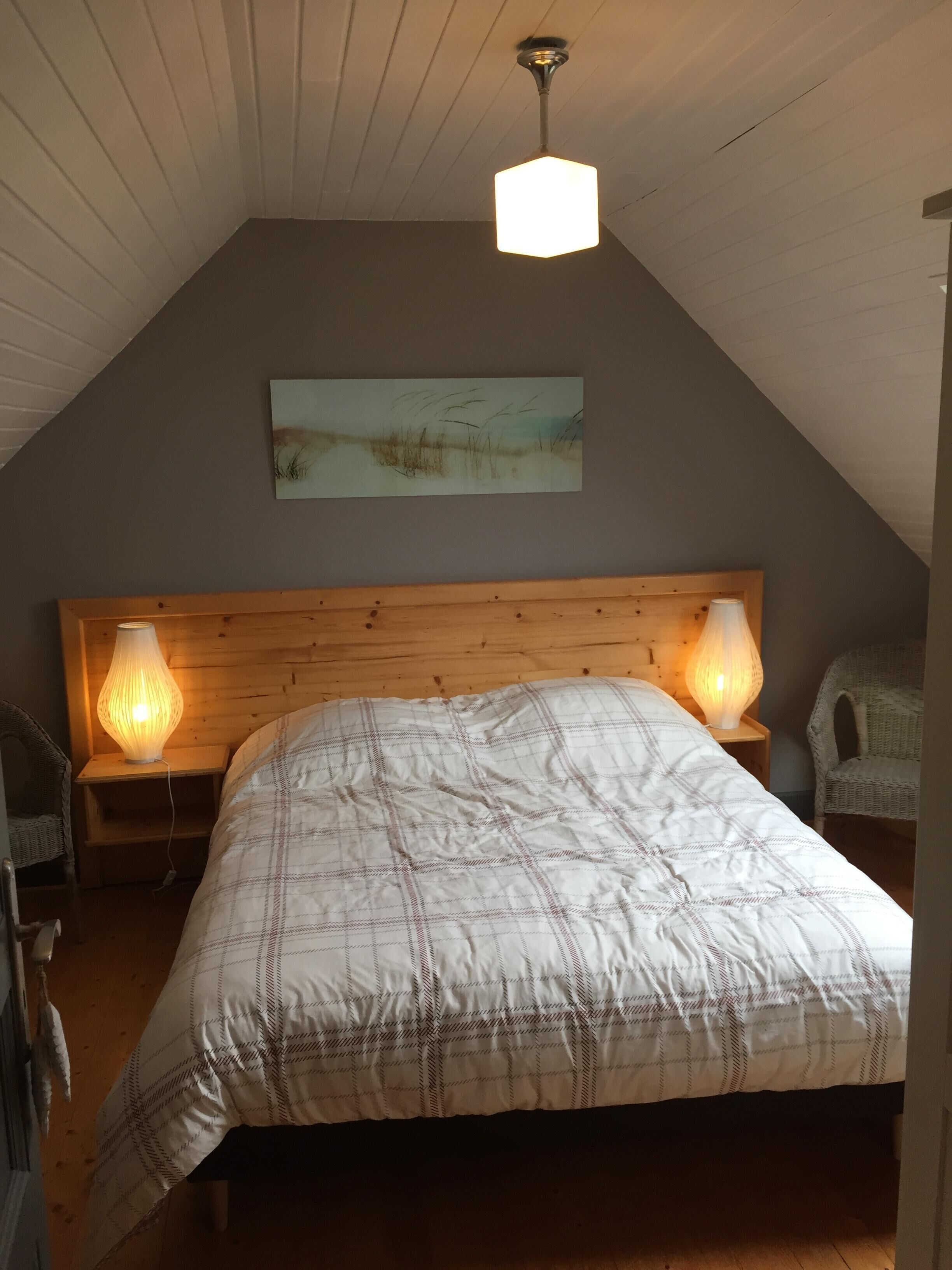 3 soverom, strykejern/-brett, reiseseng for barn og wi-fi (inkludert)
