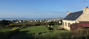 Havutsikt over Audierne bukten, hus 6 pers 500 m fra stranden TV / SAT / Internet