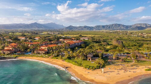 Kiahuna Plantation partial OceanView,top floor,4 min walk to beach, pool,gym,+AC