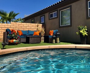 Pool - Beautiful, Desert backyard oasis!  Free rides to Coachella and stagecoach! (Indio)