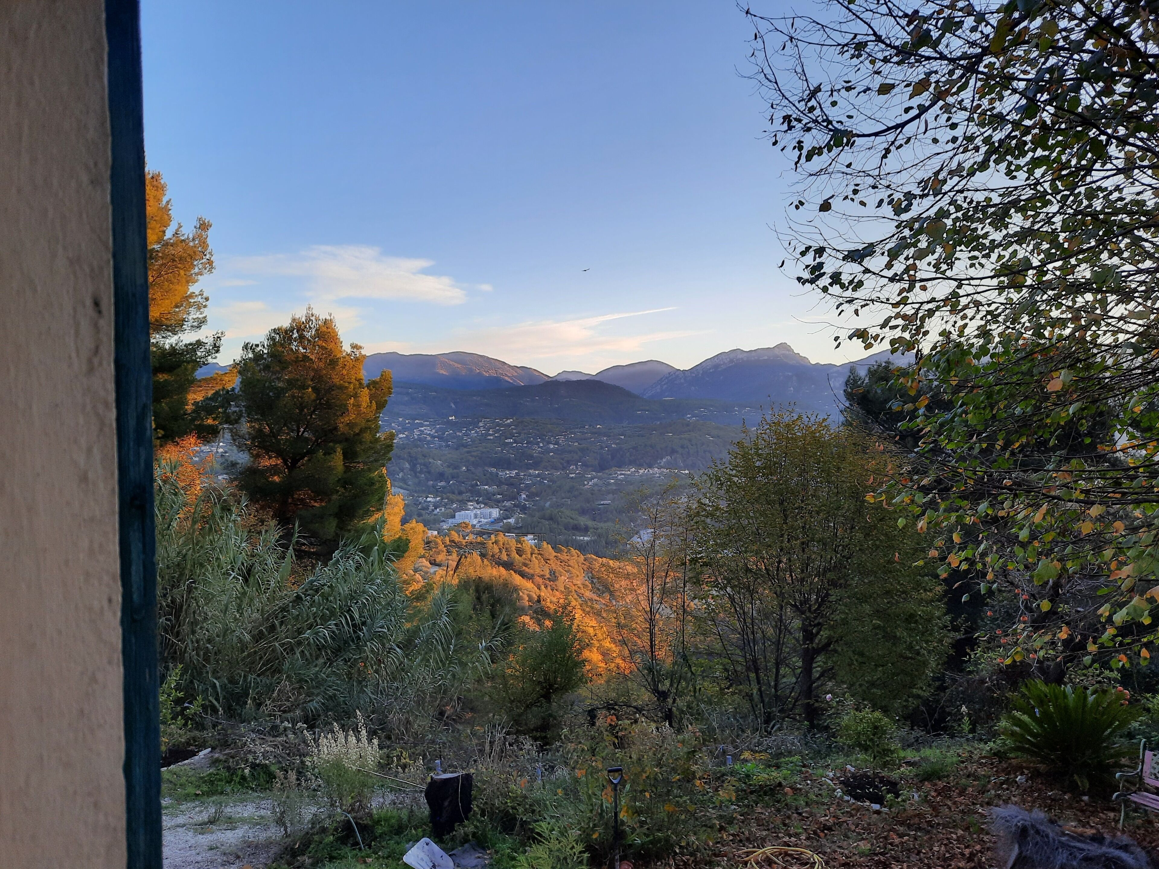 Blick von der Unterkunft