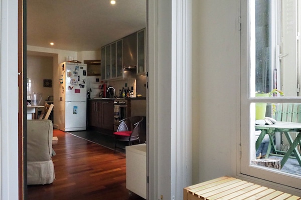 Entrée et cuisine/salon