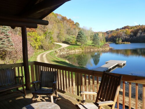 Cabin On The Lake Is Your Own Hideaway On A Private 10 Acre Lake