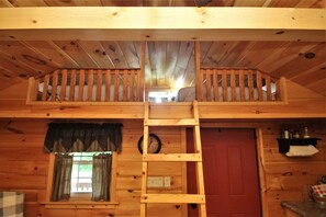 Interior - Charming, quiet cabin with NEW private hot tub! (Confluence)