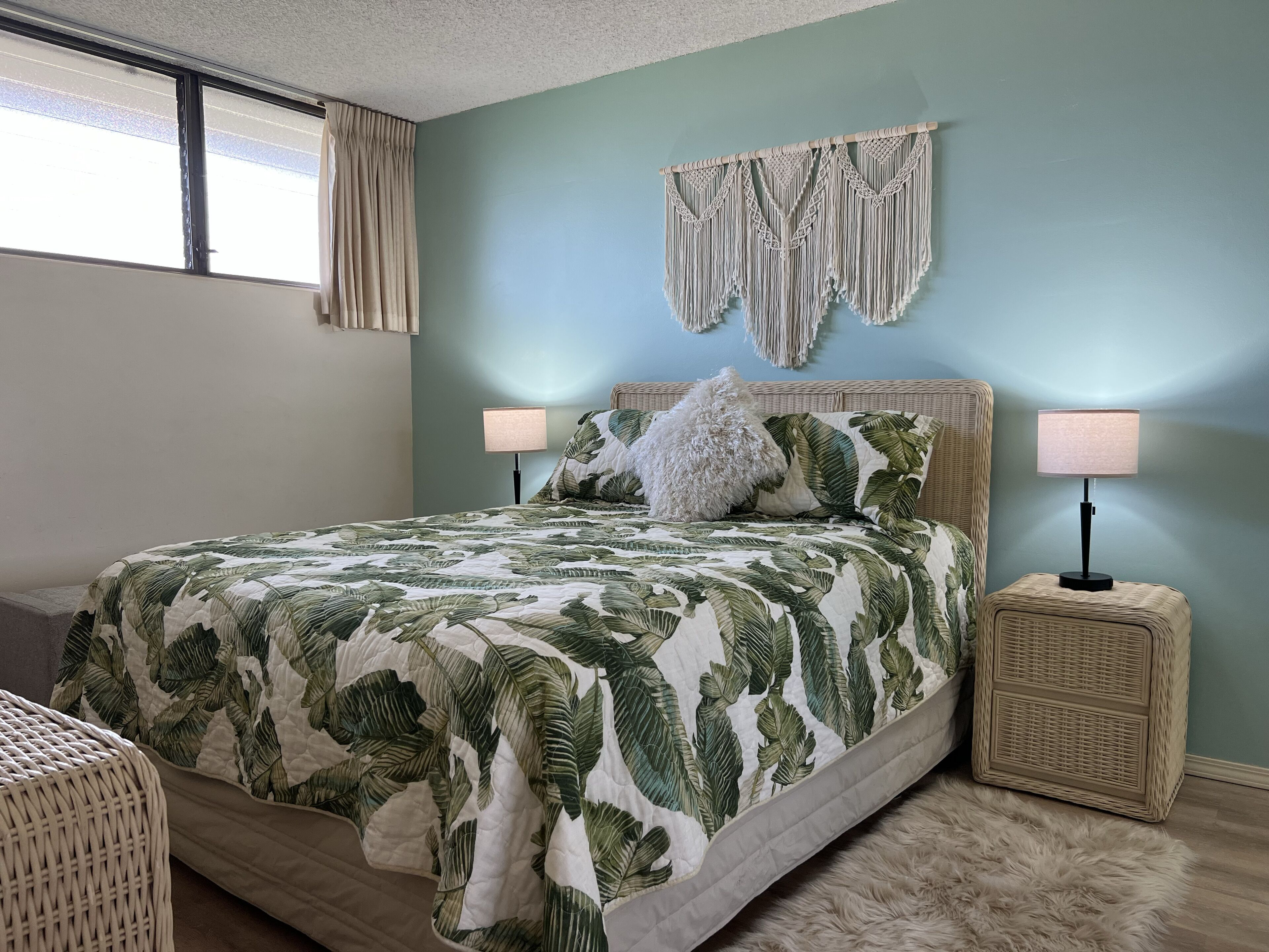 2 bedrooms, iron/ironing board, free WiFi, bed sheets