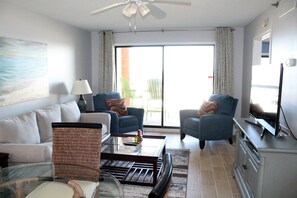 Smart TV, DVD player - Gulf-front 2-bedroom; summer is hot but we have cool deals for the fall.book now (Orange Beach)