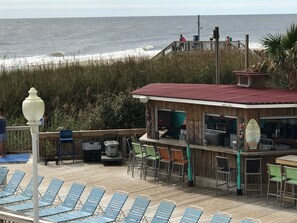 Property grounds - Nice Oceanfront - Corner w/ Wrap-Balcony!  (Myrtle Beach)