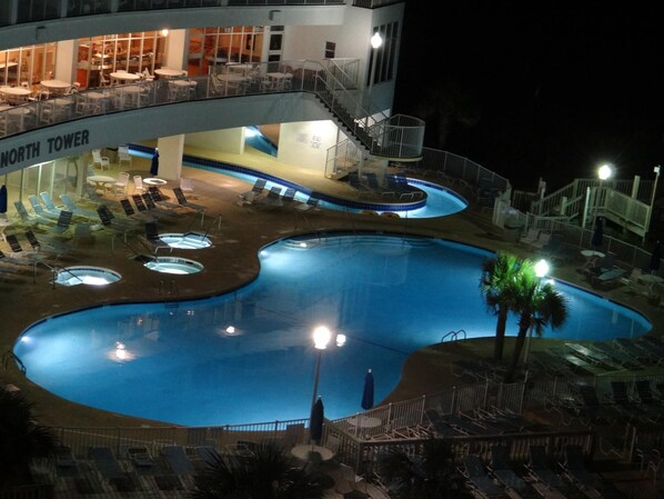 Indoor pool, a heated pool