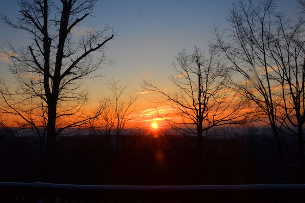 Vue depuis l’hébergement