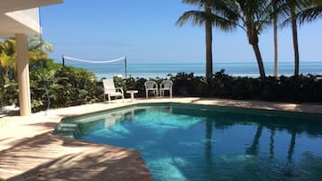 Udendørs pool, opvarmet pool