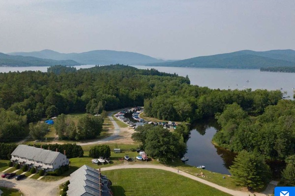 Aerial view of complex
