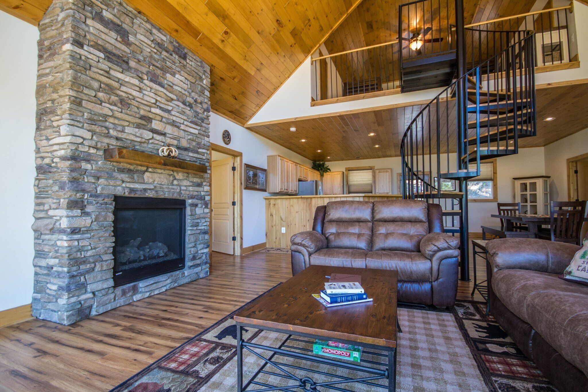 TV, fireplace, DVD player