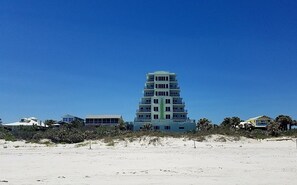 Exterior - Stylish beach front condo with spectacular view! (New Smyrna Beach)