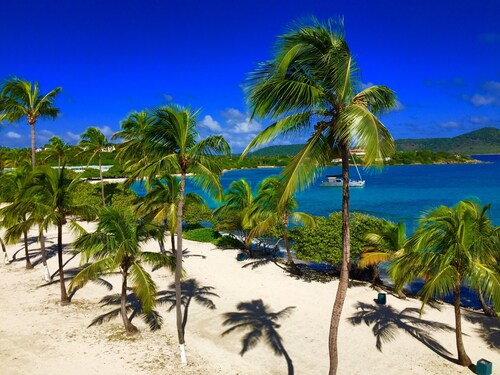 Fully Rebuilt Two Bedroom Beachfront Villa: European Elegance in the Caribbean
