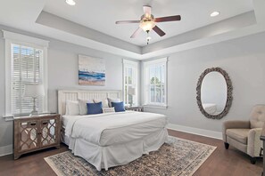 4 dormitorios, tabla de planchar con plancha, wifi y ropa de cama