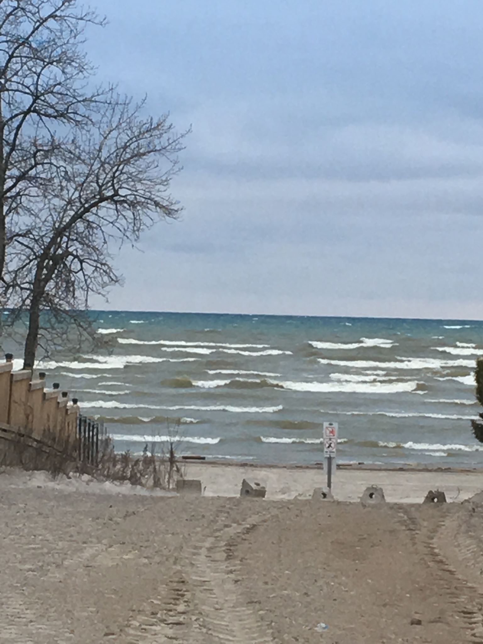 Vlak bij het strand