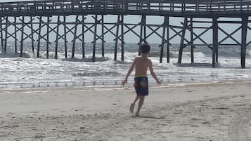 Beach nearby, sun-loungers