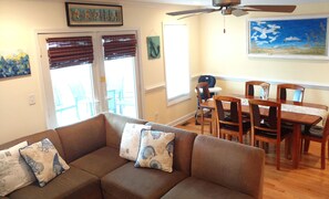 Smart TV, DVD player, books