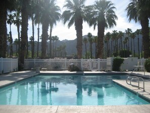 Outdoor pool, a heated pool - Charming and Contemporary 5 Star PGA West Condo Stadium on11th Tee Box Lic100888 (La Quinta)
