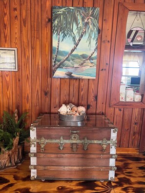 Interior - The Bonaire Cottage~ Private Dock!!! ~ Rustic Fun Waterfront Cottage!!!  (Cedar Key)