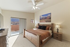 3 bedrooms, iron/ironing board, travel cot, WiFi