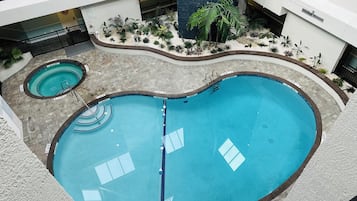 Indoor pool, outdoor pool