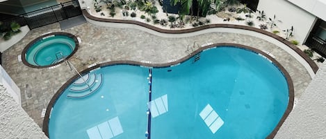 Indoor pool, outdoor pool