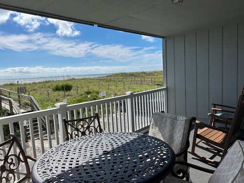 Relax Oceanfront at our 2-bedroom condo in Carolina Beach