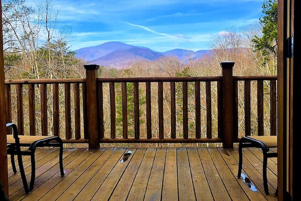 The stunning view from the deck