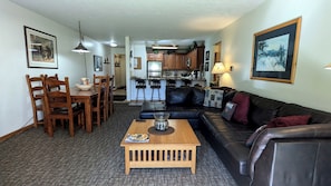 TV, fireplace, DVD player