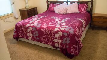 3 soverom, strykejern/-brett, reiseseng for barn og wi-fi (inkludert)