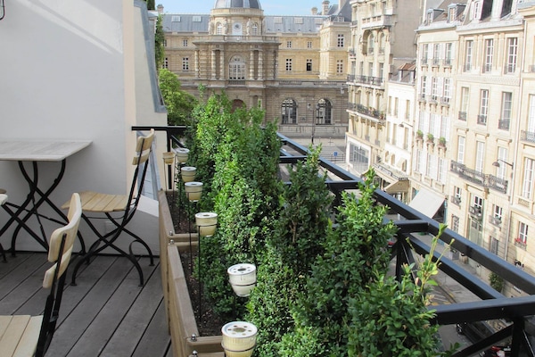 View to Senate from Terrace - 5th Floor