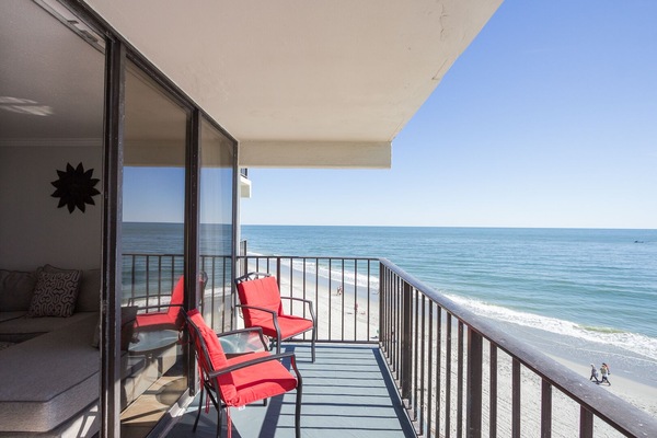 View North from balcony