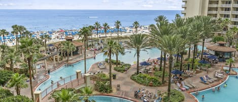 Indoor pool, outdoor pool
